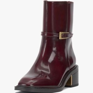 Vince Camuto Leather Chianti VC-Gali Boots with Buckle, Women's Size 5.5M